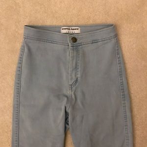 american apparel light wash easy jeans